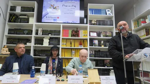 &Aacute;lex Fl&oacute;rez, Paty Li&ntilde;&aacute;n, Javier Lostal&eacute; y de pie, Basilio Rodr&iacute;guez Ca&ntilde;ada