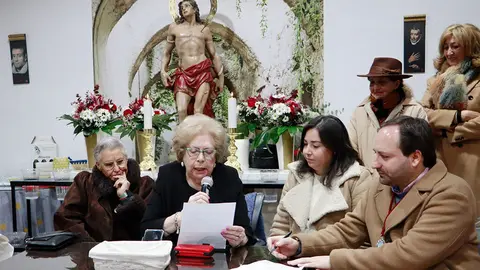 Manuela Jim&eacute;nez, en un momento de su preg&oacute;n