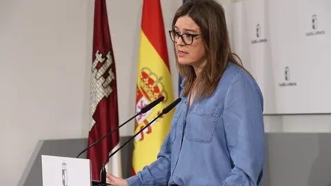 La consejera Portavoz, Esther Padilla