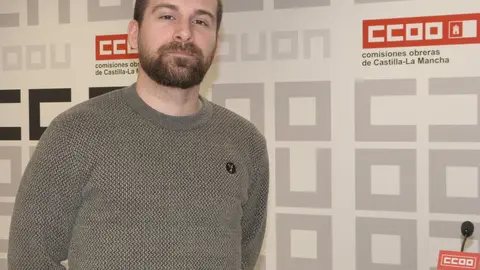 El secretario de Empleo y Pol&iacute;ticas P&uacute;blicas de CCOO CLM, Juan Carlos del Puerto