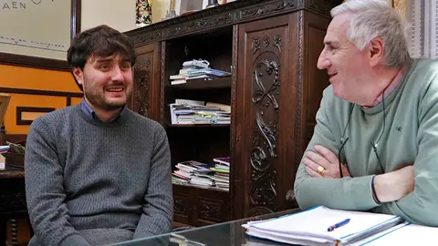 Un momento de la recepci&oacute;n junto a Jos&eacute; Lozano