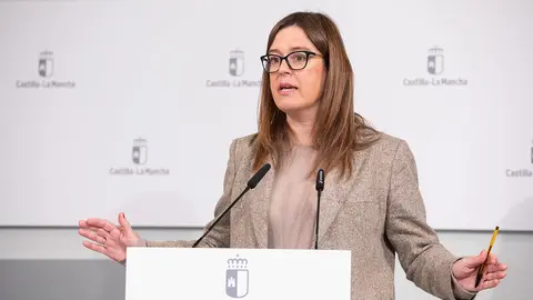 La consejera Portavoz, Esther Padilla.
