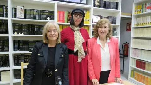 Margarita Campos S&aacute;nchez, Paty Li&ntilde;&aacute;n y Mar&iacute;a Antonia Garc&iacute;a de Le&oacute;n