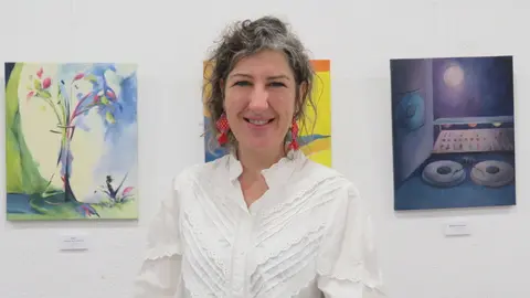 La artista puertollanense Rosa Leal Arias