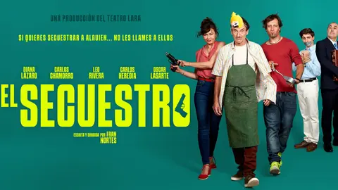 En el Teatro Lara de Madrid se representa la obra El secuestro, muy divertida y tremendamente actual