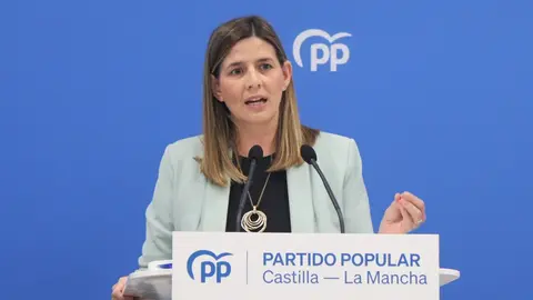 La secretaria general y portavoz parlamentaria del Partido Popular de Castilla-La Mancha, Carolina Agudo