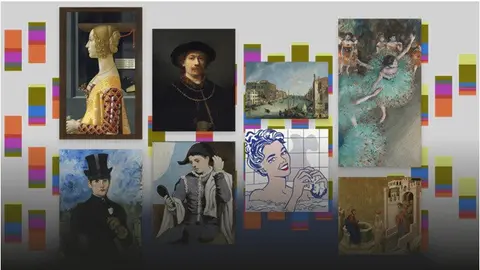 Detalle de la web Emociones de a trav&eacute;s del arte