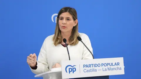 La secretaria general y portavoz parlamentaria del Partido Popular de Castilla-La Mancha, Carolina Agudo