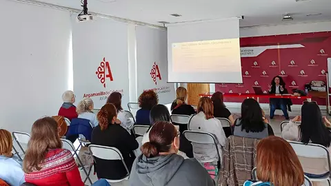 Un momento de la charla celebrada esta semana