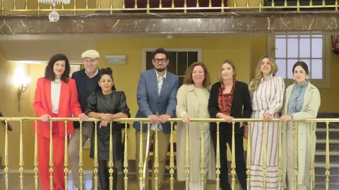 Asistentes a la rueda de prensa
