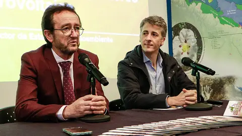 Pablo Toledano y Mart&iacute;n Behar, durante la apertura del acto