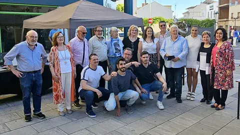 Participantes en el recital po&eacute;tico