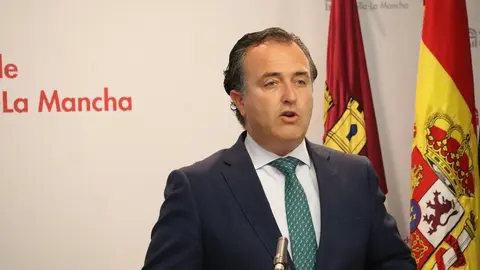 El presidente del Grupo parlamentario Vox en las Cortes regionales, David Moreno