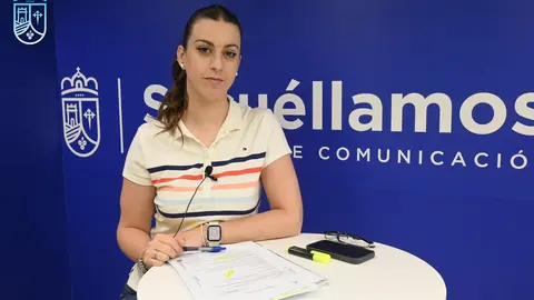 La portavoz del equipo de gobierno del Ayuntamiento de Socu&eacute;llamos, Alba L&oacute;pez