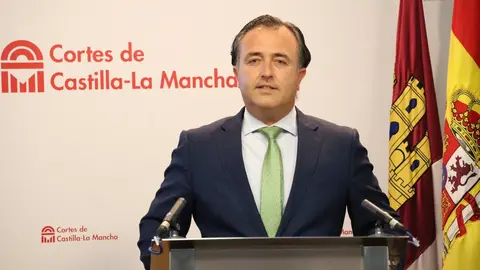 El presidente del Grupo parlamentario Vox en las Cortes de Castilla-La Mancha, David Moreno