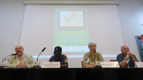 Basilio Rodr&iacute;guez Ca&ntilde;ada; Justo Bolekia Bolek&aacute;(Guinea Ecuatorial); Adelaida Porras-Medrano y Abdo Tounsi (Jordania)