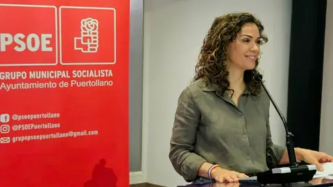 Esther Mora, viceportavoz del Grupo Municipal Socialista del Ayuntamiento de Puertollano