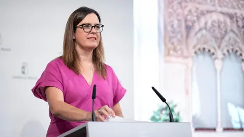 La consejera Portavoz del Ejecutivo regional, Esther Padilla