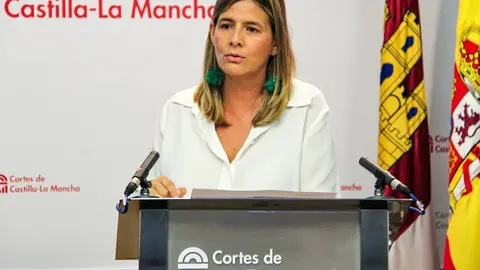 La secretaria general y portavoz parlamentaria del Partido Popular de Castilla-La Mancha, Carolina Agudo