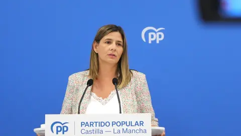 La secretaria general y portavoz parlamentaria del Partido Popular de Castilla-La Mancha, Carolina Agudo