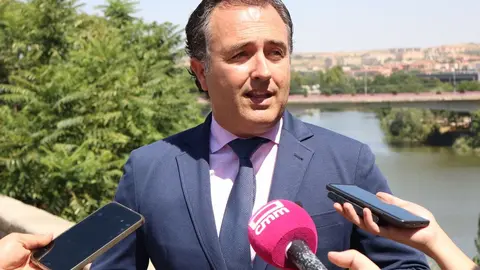 El presidente del Grupo Parlamentario Vox en las Cortes de Castilla-La Mancha, David Moreno