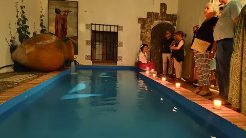 En el patio del laguito interior que se puede visitar desde este a&ntilde;o