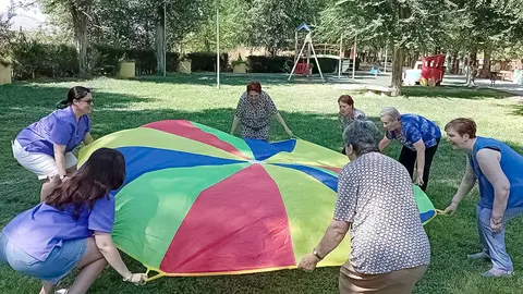Otra de las actividades que se realizaron en el parque de la calle Mayor