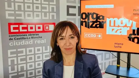 Esther Serrano, secretaria general de CCOO-Ciudad Real