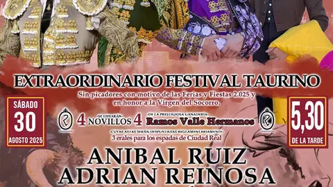 Cartel del fedtejo programado para el s&aacute;bado 30 de agosto