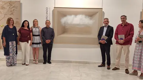 Jos&eacute; Caro en inauguraci&oacute;n 86 Exposici&oacute;n Artes Pl&aacute;sticas de Valdepe&ntilde;as 1
