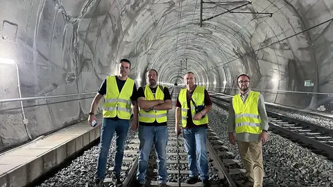La visita de inspecci&oacute;n se realiz&oacute; de madrugada, cuiando no existe tr&aacute;fico ferroviario