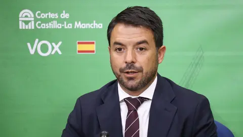 El portavoz del Grupo Parlamentario Vox, Iv&aacute;n S&aacute;nchez