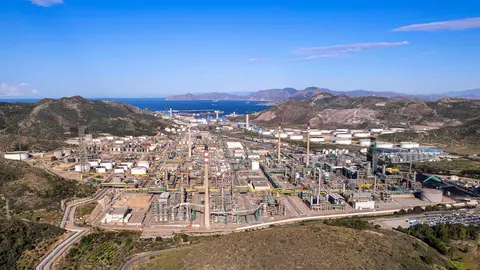 Im&aacute;gen a&eacute;rea Complejo Industrial Repsol Cartagena