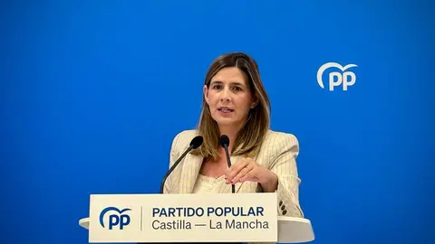 La secretaria general y portavoz parlamentaria del Partido Popular de Castilla-La Mancha, Carolina Agudo