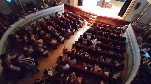 'Cuentos a trazos' fue seguido por alumnado de los dos primeros ciclos de Primaria
