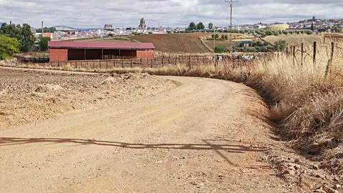 Uno de los caminos arreglados