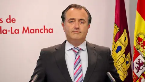 El presidente del Grupo Parlamentario Vox en las Cortes de Castilla-La Mancha, David Moreno
