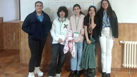 Integrantes de la delegaci&oacute;n rabanera desplazada a Toledo