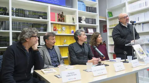 Norberto L&oacute;pez Amado; Juan Carlos Talavera; &Aacute;ngel Solo; Blanca Rivera y Basilio Rodr&iacute;guez Ca&ntilde;ada