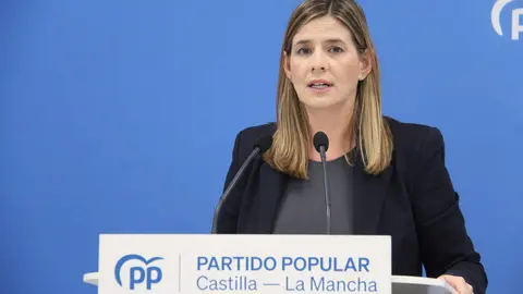La secretaria general y portavoz parlamentaria del Partido Popular de Castilla-La Mancha, Carolina Agudo