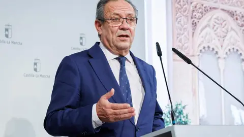 El consejero de Hacienda, Administraciones P&uacute;blicas y Transformaci&oacute;n Digital, Juan Alfonso Ruiz Molina