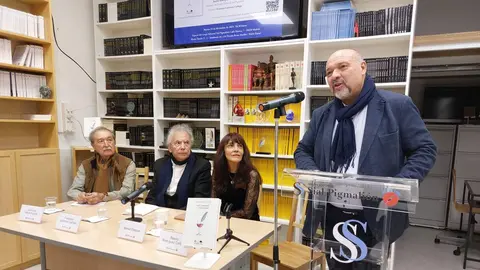 Jos&eacute; Luis Mar&iacute;n Aranda, Francisco Guti&eacute;rrez Carbajo, Marisol Esteban y Basilio Rodr&iacute;guez Ca&ntilde;ada