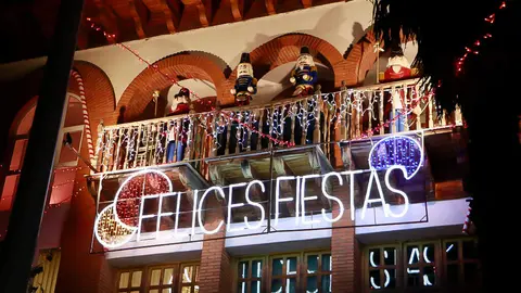 Fachada del edificio consistorial de Argamasilla de Calatrava en estas fechas