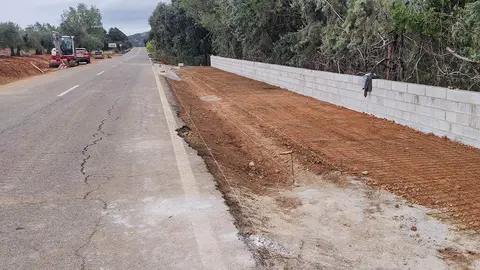 Panor&aacute;mica general de la zona donde se ejecutan las actuaciones en el entorno de la pedan&iacute;a torte&ntilde;a