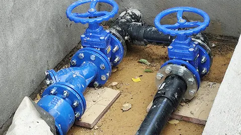 Mecanismo principal instalado en el subsuelo de la calle Guadiana