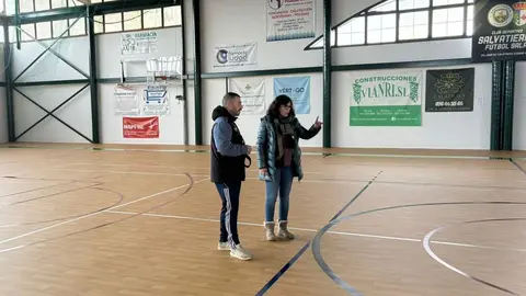 Gema Garc&iacute;a y Jos&eacute; Manuel Rodr&iacute;guez comprueban el &eacute;xitoso resultado de las mejoras