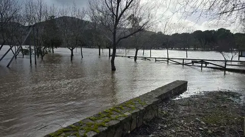 Subida del r&iacute;o Bullaque en Luciana