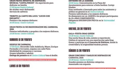 Pasqu&iacute;n con las actividades programadas