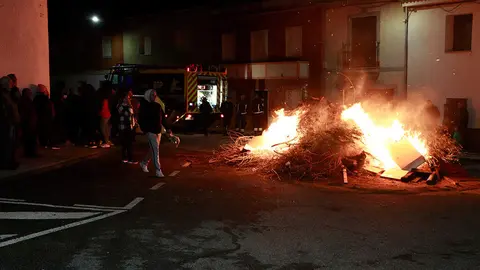 Encendido de la candelaria de san Juan Bautista de la Concepci&oacute;n este pasado viernes