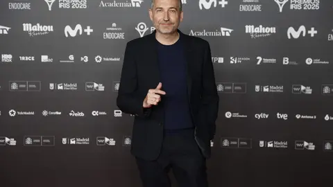 Frank Blanco en la alfombra roja de la &uacute;litma edici&oacute;n de los premios Iris de la Academia de la Televisi&oacute;n (Santi Burgos)